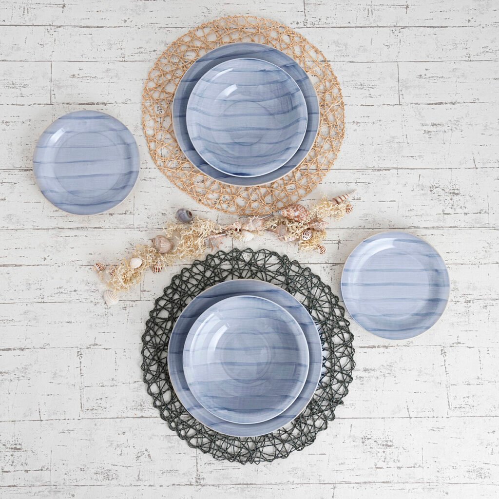 Πιάτο για Επιδόρπιο Quid Brisa Cielo Κεραμικά Μπλε (19 cm) (12 Μονάδες)