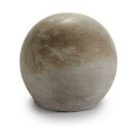 Διακοσμητική Φιγούρα Γκρι Τσιμέντο Ball (10 x 10 x 10 cm) (12 Μονάδες)