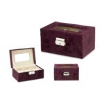 Κουτί για Ρολόγια Μέταλλο Βουργουνδίας (16 x 8