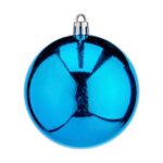 Σετ Χριστουγεννιάτικες Μπάλες Μπλε Πλαστική ύλη 8 x 9 x 8 cm (12 Μονάδες)