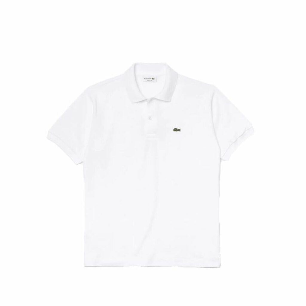 Ανδρική Μπλούζα Polo με Κοντό Μανίκι Lacoste Λευκό