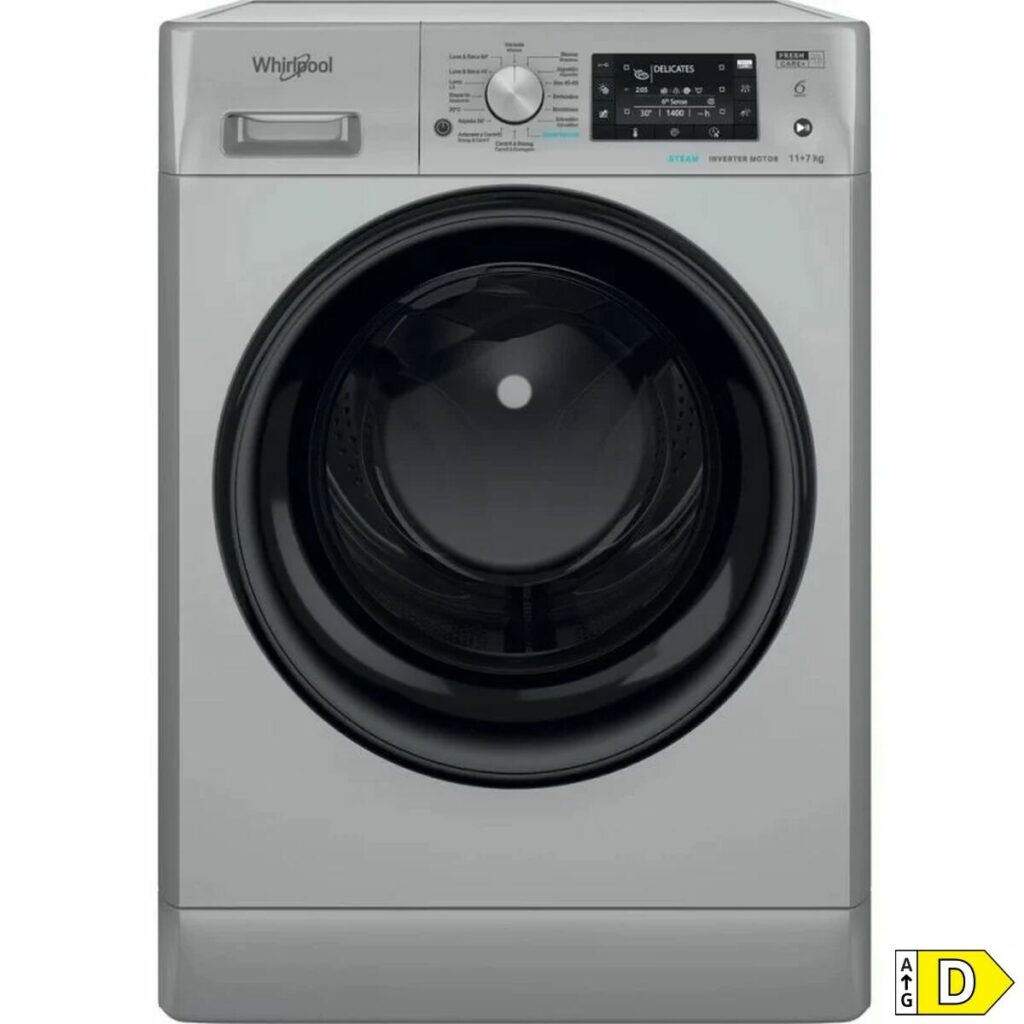 Washer - Dryer Whirlpool Corporation FFWDD 1174269 SBV SPT Ασημί 1400 rpm 7 kg