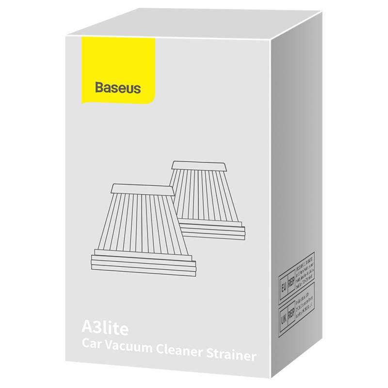 Baseus A3lite Car vacuum Cleaner filters 2 PCS (Black)