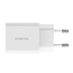 Wall charger Romoss AC30T USB + USB-C 30W (white)