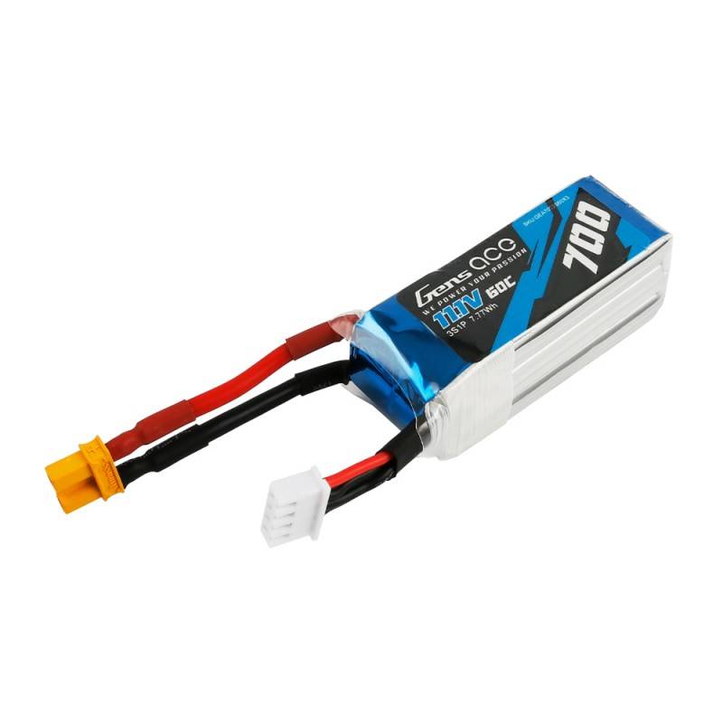 Battery GensAce 700mAh 11.1V 60C 3S1P XT30