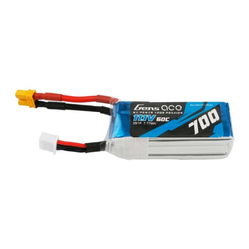 Battery GensAce 700mAh 11.1V 60C 3S1P XT30