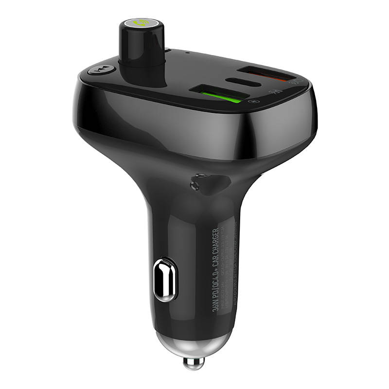 USB-C Transmiter FM + USB-C - USB-C cable