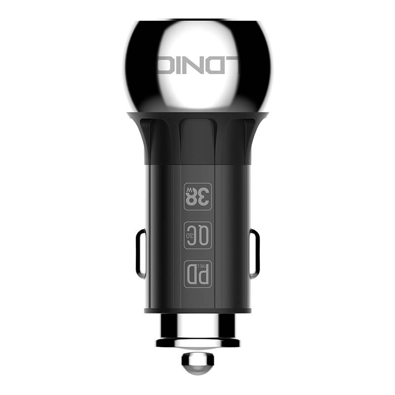 USB-C Car charger + USB-C - Lightning Cable