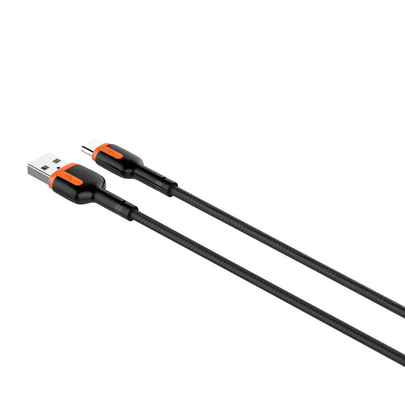 USB - USB-C 2m Cable (Grey-Orange)