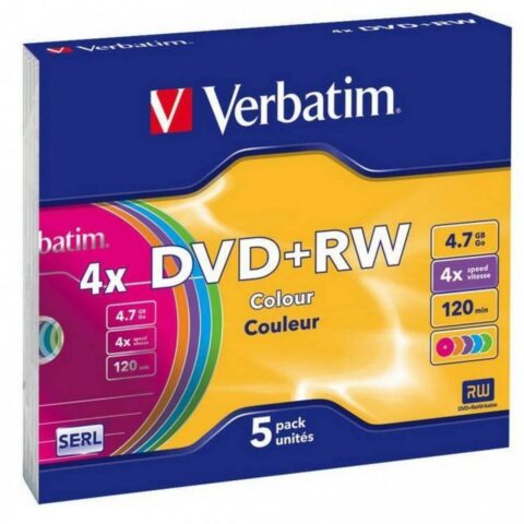 DVD-RW Verbatim 5 Μονάδες Πολύχρωμο 4