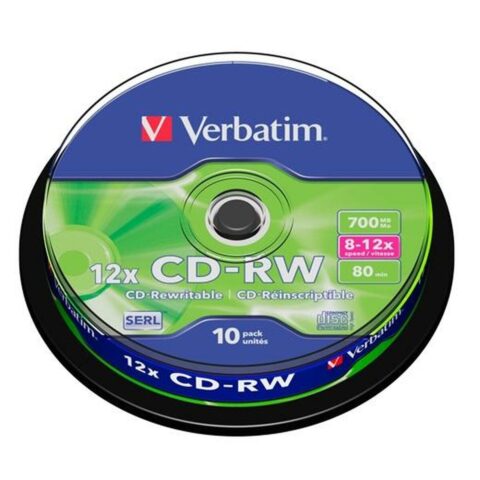 CD-RW Verbatim    x10 700 MB 12x