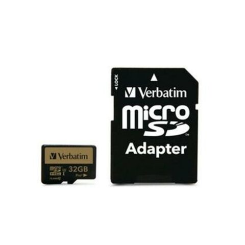 Κάρτα Μνήμης Micro SD με Αντάπτορα Verbatim Pro+ 500 ml
