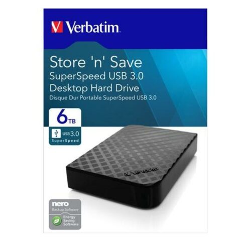 Εξωτερικός Σκληρός Δίσκος Verbatim Store 'n' Save 6 TB