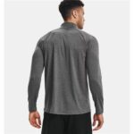 Ανδρική Μπλούζα με Μακρύ Μανίκι Under Armour Tech™ ½ Zip Σκούρο γκρίζο