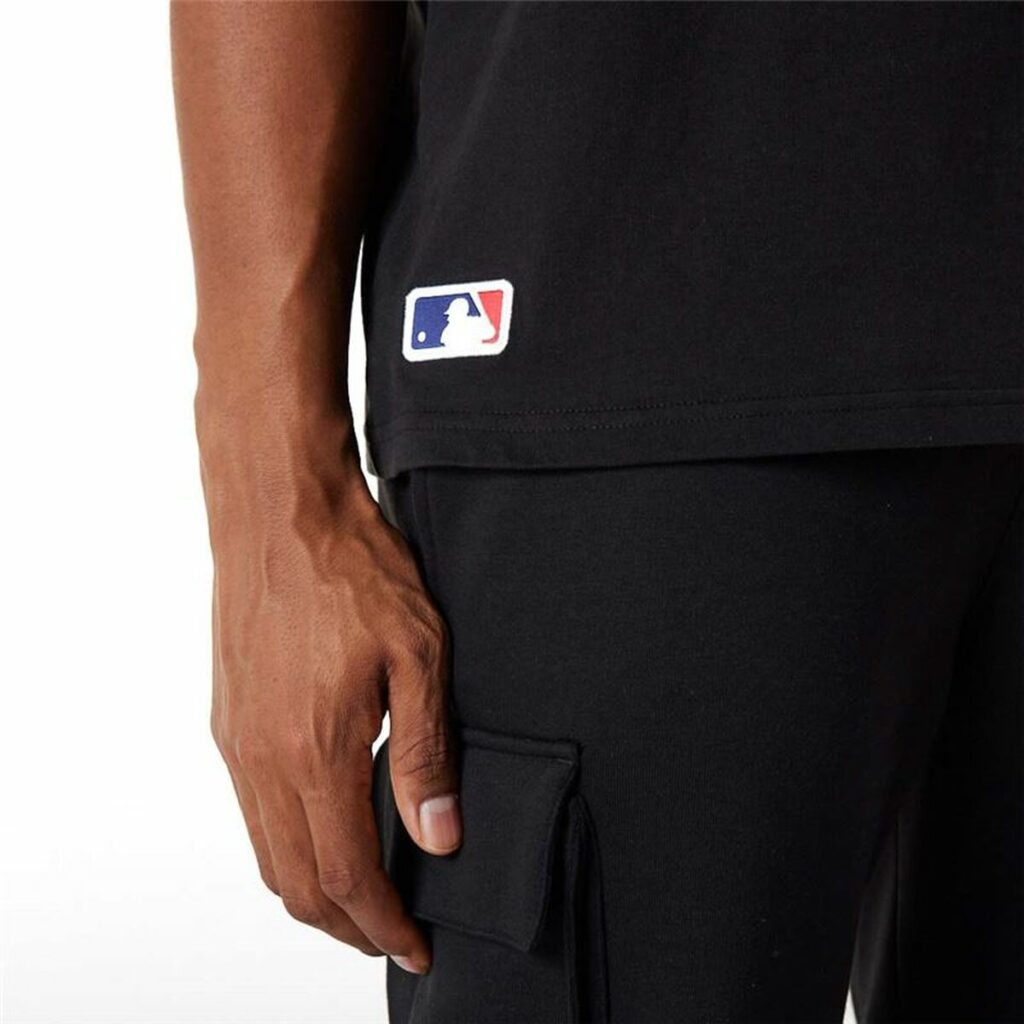 Ανδρική Μπλούζα με Κοντό Μανίκι New Era New York Yankees MLB Μαύρο