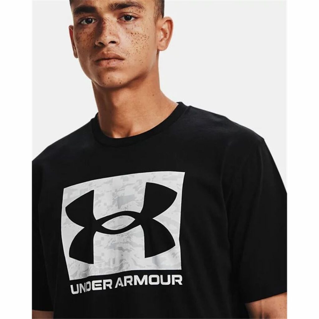 Kοντομάνικο Aθλητικό Mπλουζάκι Under Armour ABC Camo Boxed Logo  Μαύρο