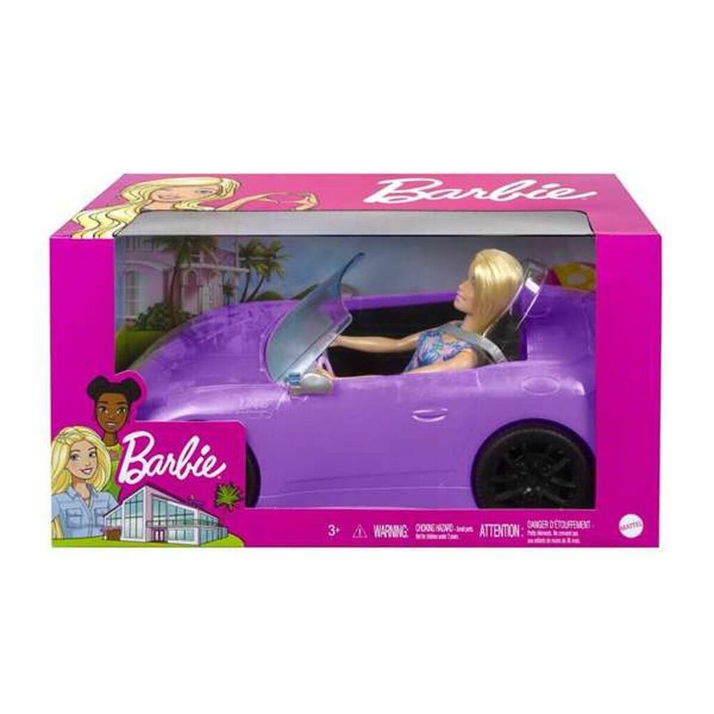 Κούκλα Barbie And Her Purple Convertible