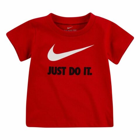 Παιδικό Μπλούζα με Κοντό Μανίκι Nike Κόκκινο