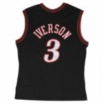 Μπλουζάκι μπάσκετ Mitchell & Ness Sixers Philadelphia 76ers Allen Iverson Μαύρο