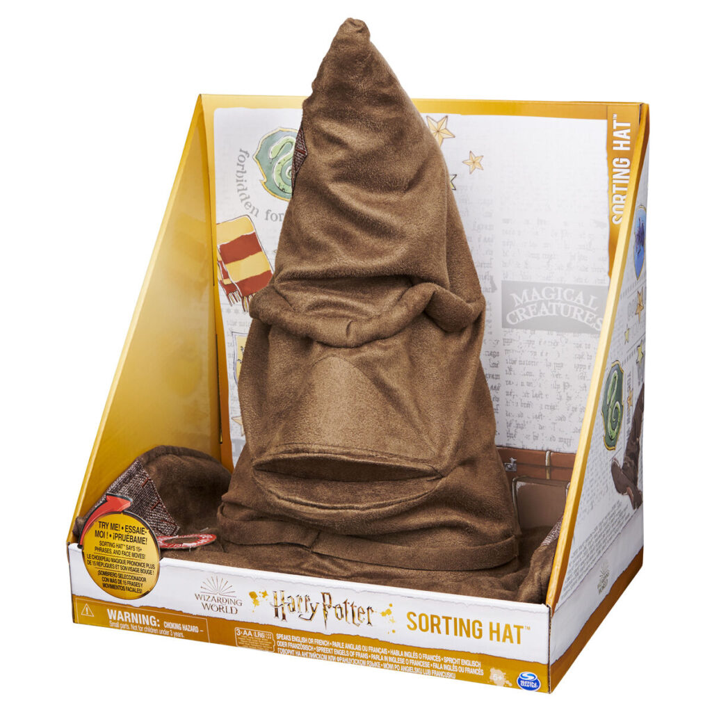 Καπέλο Spin Master Magic Interactive Hat Wizarding World Harry Potter Μαύρο Καφέ