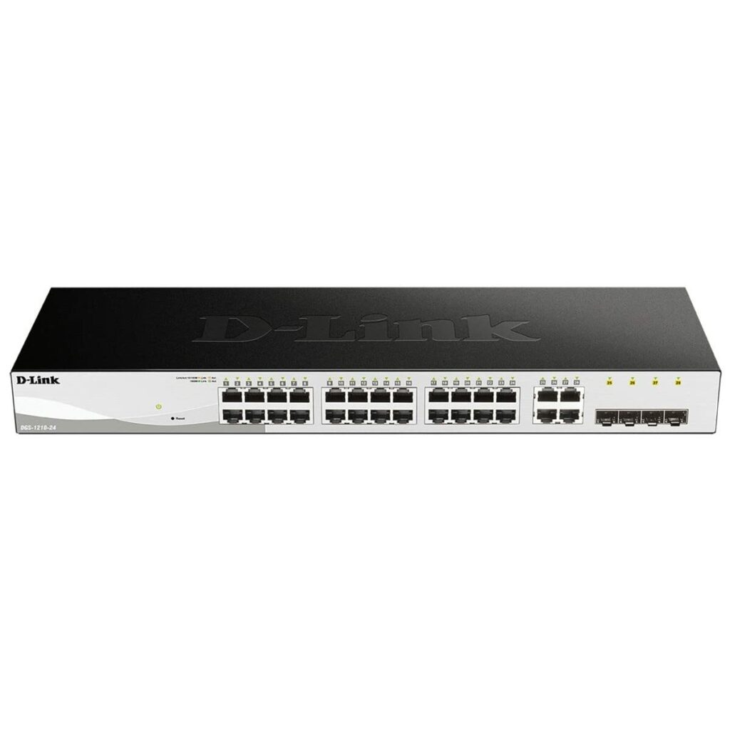 Διακόπτης D-Link DGS-1210-24/E Μαύρο Ethernet LAN 10/100/1000 24 x RJ45