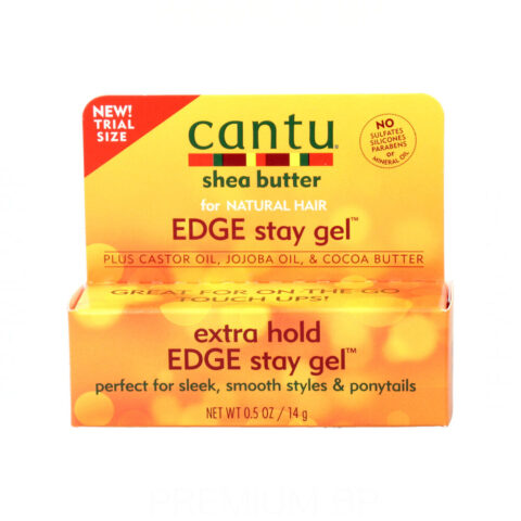 Conditioner Cantu Shea Butter Natural Hair Extra Hold Edge Stay Τζελ (14 g)