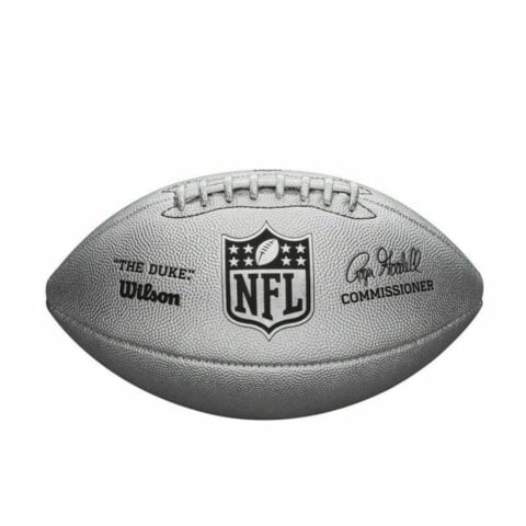 Μπάλα Αμερικανικού Ποδοσφαίρου Wilson DUKE METALLIC Γκρι Ένα μέγεθος