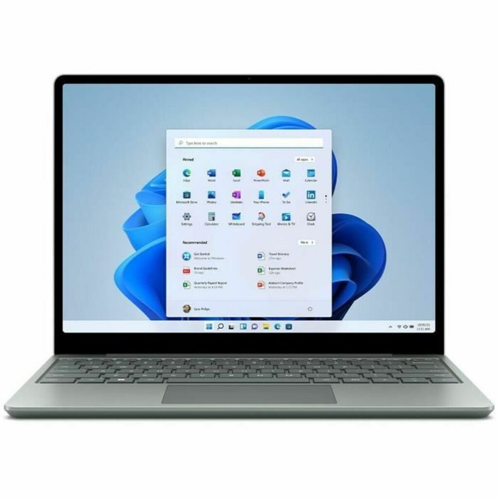 Notebook 2 σε 1 Microsoft Surface Laptop Go γαλλικά 128 GB SSD 8 GB RAM Intel® Core™ i5 12