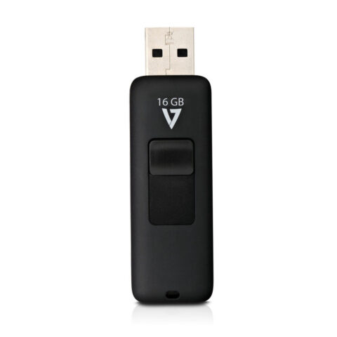 Κάρτα Μνήμης Micro SD με Αντάπτορα V7 Μαύρο 16 GB