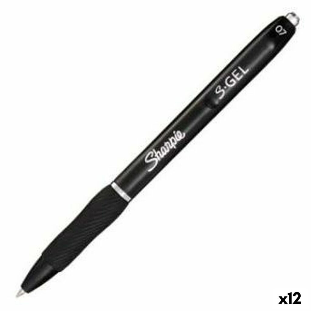 Στυλό με τζελ Sharpie S-Gel Ανασυρόμενο Μαύρο 0