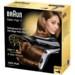 Πιστολάκι Braun Satin Hair 7 HD710 Ιωνικό Μαύρο 2200 W