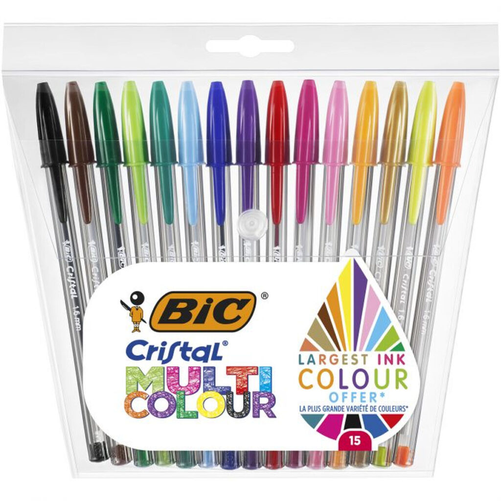 Σετ Στυλό Bic Cristal Multicolor 15 Τεμάχια 0