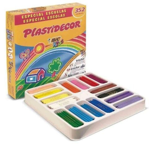 Χρωματιστά κεριά Plastidecor Kids Κουτί 352 Μονάδες