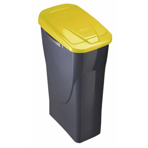 Κάδος Απορριμμάτων για Ανακύκλωση Mondex Ecobin Κίτρινο Με καπάκι 25 L