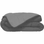 Σκανδιναβικό Παπλώμα Poyet  Motte Calgary Ασημί Γκρι 220 x 240 cm 400 g /m²