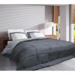 Σκανδιναβικό Παπλώμα Poyet  Motte Calgary Ασημί Γκρι 220 x 240 cm 400 g /m²