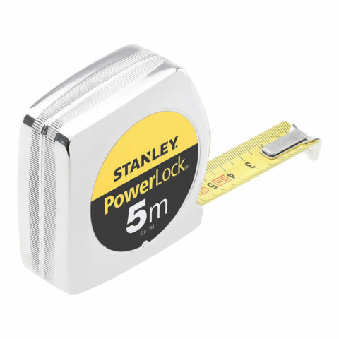 Μετρική ταινία Stanley Powerlock Classic Χάλυβας άνθρακα (5 m x 19 mm)