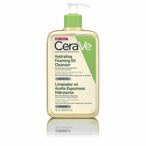 Ενυδατικό Λάδι CeraVe Hydrating Foaming Oil Cleanser Αφρός Καθαριστικό 473 ml