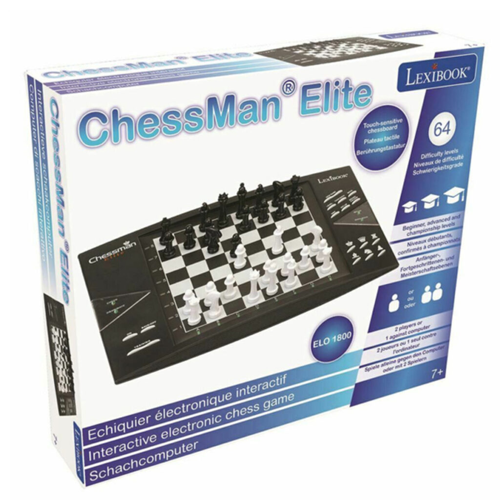 Σκάκι Chessman Elite Lexibook Πλαστική ύλη