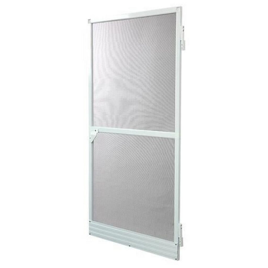 Δίχτυ για κουνουπιέρες Πόρτες Fiberglass Αλουμίνιο Λευκό (220 x 100 cm)