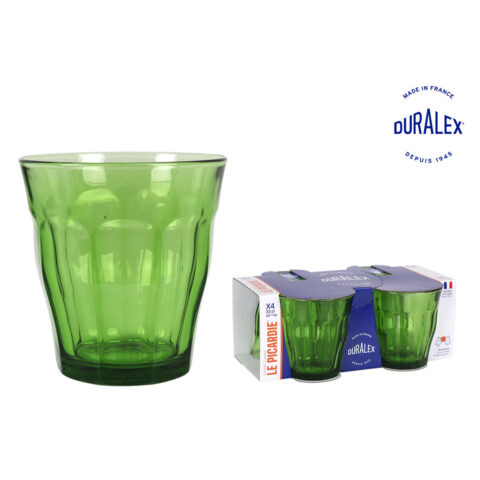 Σετ ποτηριών Duralex Picardie Πράσινο 310 ml (4 Μονάδες)