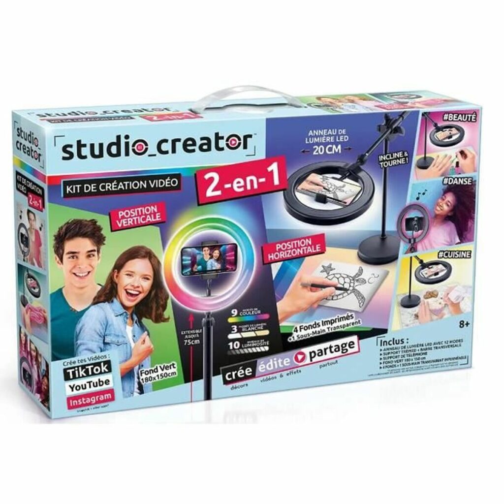 Σετ Ζωγραφικής Canal Toys 2 in1 Video Studio (FR)
