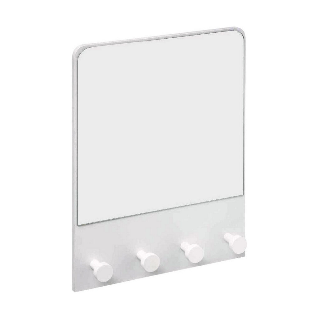 Τοίχο καθρέφτη 5five Κρεμάστρα Πόρτασς Λευκό (50 x 37 x 6 cm)