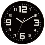 Ρολόι Τοίχου 5five Μαύρο πολυπροπυλένιο (Ø 30 cm)