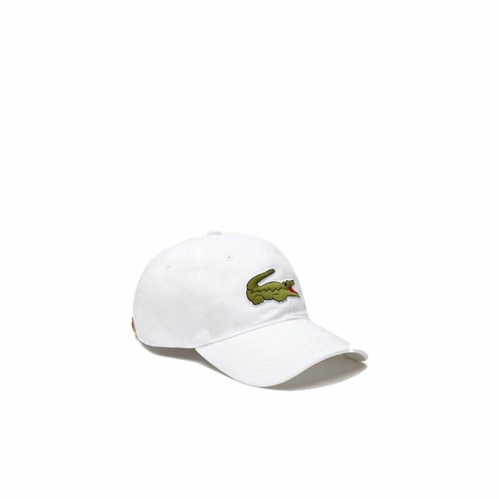 Unisex Καπέλο Lacoste Ovesized Λευκό
