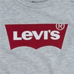 Παιδικό Μπλούζα με Κοντό Μανίκι Levi's Batwing Ανοιχτό Γκρι