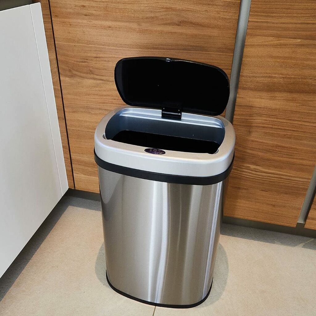 Σκουπίδια μπορεί να Kitchen Move Majestic Αυτόματο Ανοξείδωτο ατσάλι ABS 58 L