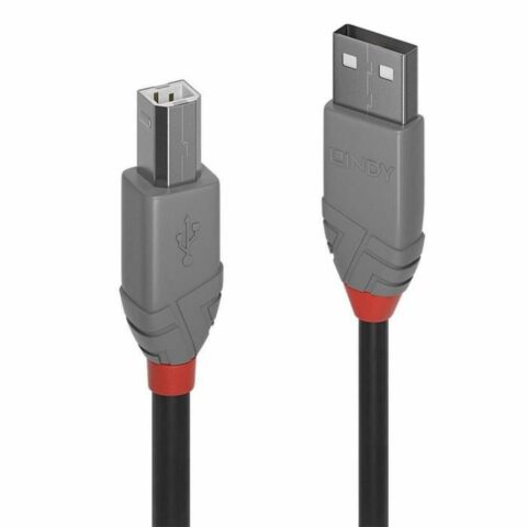 Καλώδιο USB A σε USB B LINDY 36674 3 m Γκρι