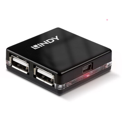USB Hub LINDY 42742 Μαύρο