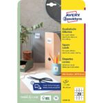 Κολλητικές ετικέτες Avery Λευκό 25 Φύλλα 45 x 45 mm